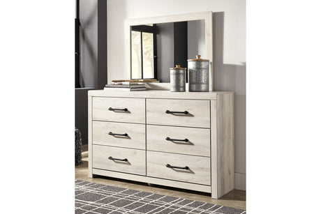Cambeck Whitewash Dresser and Mirror from Ashley - Luna Furniture