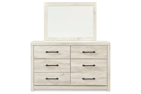 Cambeck Whitewash Dresser and Mirror from Ashley - Luna Furniture