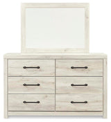 Cambeck Whitewash Queen Panel Headboard, Dresser, Mirror and Nightstand from Ashley Furniture - Luna Furniture