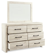 Cambeck Whitewash Cambeck Wispy White Twin Panel Bed, Dresser and MirrorQueen Panel Bed, Dresser and Mirror from Ashley Furniture - Luna Furniture