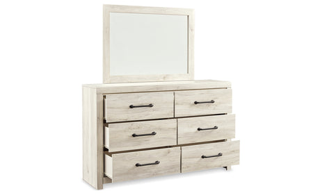 Cambeck Whitewash Queen Panel Headboard, Dresser, Mirror, Chest and 2 Nightstands from Ashley Furniture - Luna Furniture