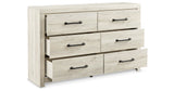 Cambeck Whitewash King Panel Bed, Dresser, Chest and 2 Nightstands from Ashley Furniture - Luna Furniture
