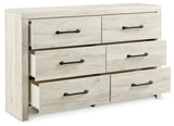 Cambeck Queen Panel Bed with Dresser in Whitewash from Ashley Furniture - Luna Furniture