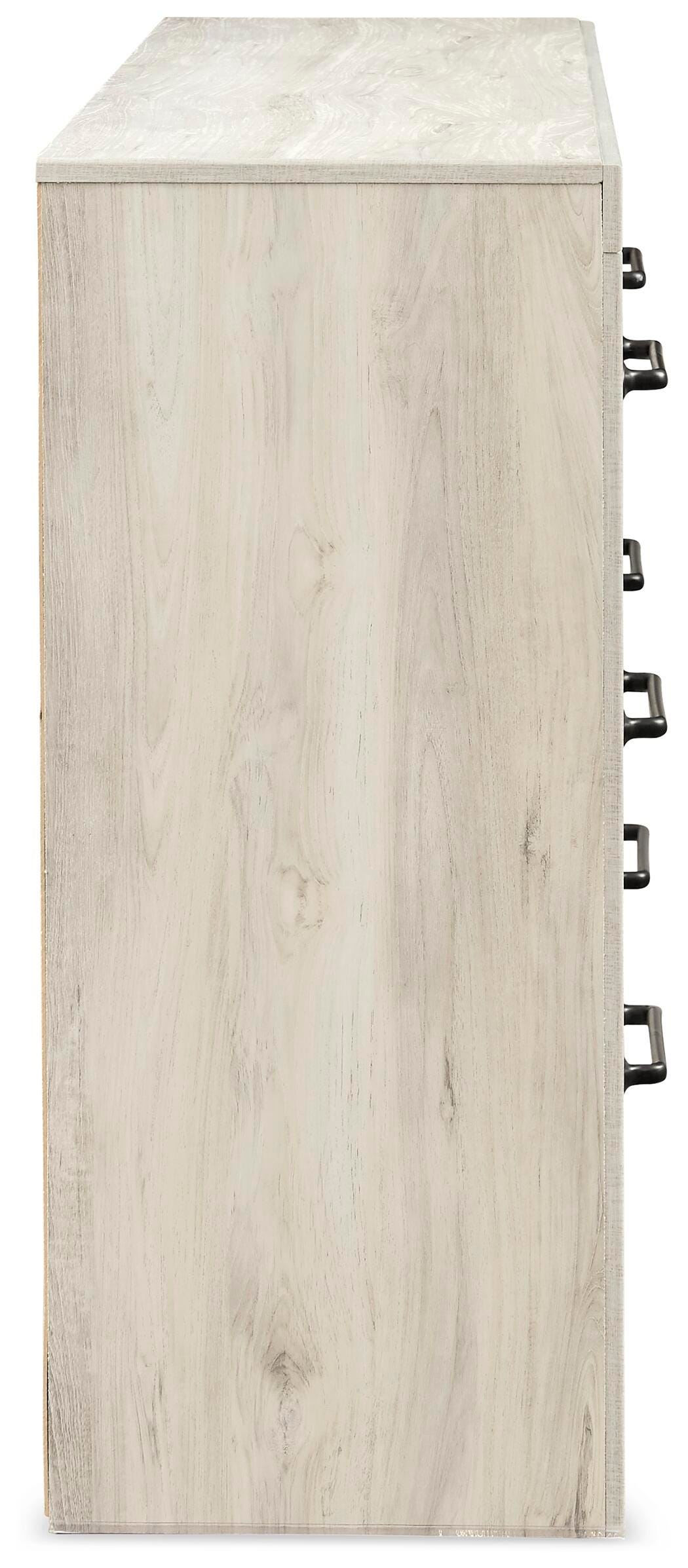 Cambeck Whitewash King Panel Bed with 4 Storage Drawers, Dresser and Nightstand from Ashley Furniture - Luna Furniture