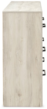 Cambeck Queen Panel Bed with Dresser in Whitewash from Ashley Furniture - Luna Furniture