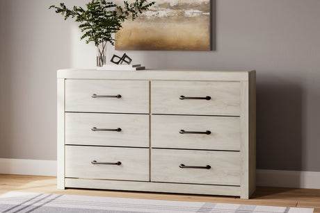 Cambeck Whitewash Storage Youth Platform Bedroom Set with 4 Drawers from Ashley Furniture - Luna Furniture