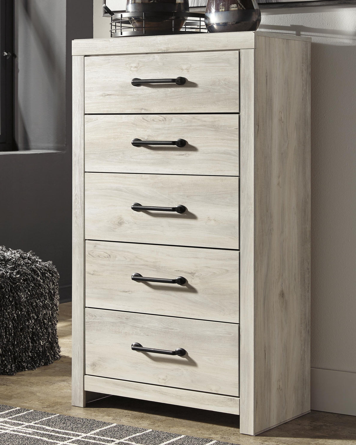 Cambeck Whitewash Chest of Drawers from Ashley Furniture - Luna Furniture