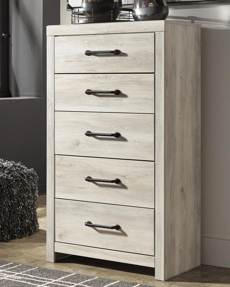 Cambeck Whitewash Chest of Drawers from Ashley - Luna Furniture