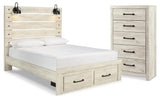 Cambeck Queen Panel Storage Bed and Chest from Ashley Furniture - Luna Furniture