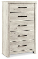 Cambeck Whitewash Storage Youth Platform Bedroom Set with 4 Drawers from Ashley - Luna Furniture