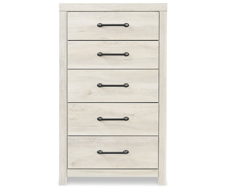 Cambeck Whitewash King Panel Bed with Storage, Chest and 2 Nightstands from Ashley - Luna Furniture