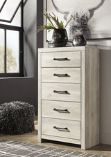 Cambeck Wispy White Full Panel Storage Bed, 2 Chests and 1 Nightstand from Ashley - Luna Furniture