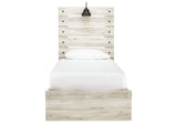 Cambeck Whitewash Twin Storage Platform Bed with 2 Drawers from Ashley Furniture - Luna Furniture
