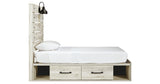 Cambeck Whitewash Twin Storage Platform Bed with 2 Drawers from Ashley Furniture - Luna Furniture