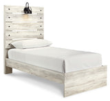 Cambeck Whitewash Wispy White Twin Panel Bed, Dresser and Mirror from Ashley Furniture - Luna Furniture
