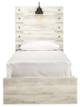 Cambeck Whitewash Wispy White Twin Panel Bed, Dresser and Mirror from Ashley Furniture - Luna Furniture