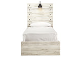 Cambeck Whitewash Wispy White Twin Panel Bed, Dresser and Mirror from Ashley Furniture - Luna Furniture
