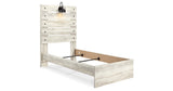 Cambeck Whitewash Twin Panel Bed from Ashley Furniture - Luna Furniture