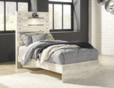 Cambeck Whitewash Wispy White Twin Panel Bed, Dresser and Mirror from Ashley Furniture - Luna Furniture