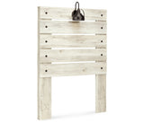 Cambeck Twin Panel Headboard Bed with Mirrored Dresser, Chest and 2 Nightstands in Whitewash from Ashley Furniture - Luna Furniture