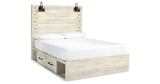 Cambeck Whitewash Queen Panel Storage Bed, Dresser, Mirror, 2 Chests and 2 Nightstands from Ashley - Luna Furniture