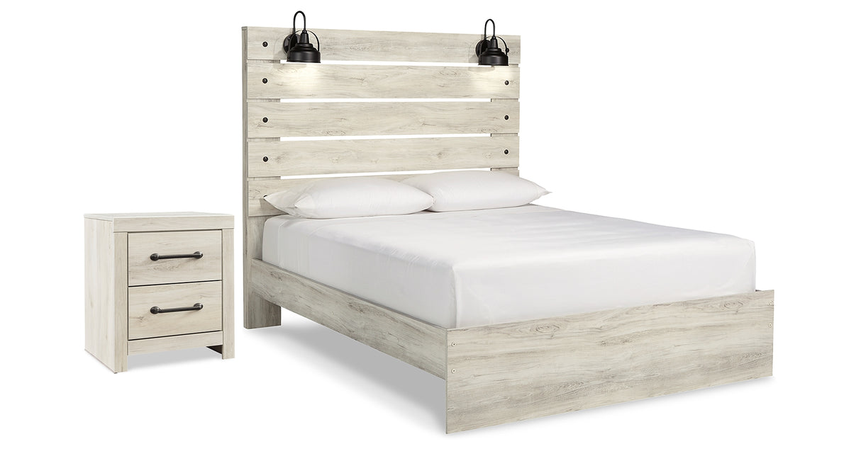 Cambeck Queen Panel Bed and 2 Nightstands from Ashley Furniture - Luna Furniture