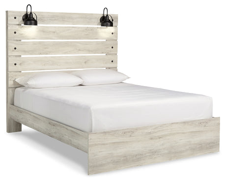Cambeck Whitewash Cambeck Wispy White Twin Panel Bed, Dresser and MirrorQueen Panel Bed, Dresser and Mirror from Ashley Furniture - Luna Furniture