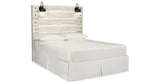 Cambeck Queen Panel Headboard Bed with Mirrored Dresser, Chest and Nightstand in Whitewash from Ashley Furniture - Luna Furniture