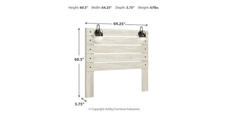 Cambeck Whitewash Queen Panel Headboard, Dresser, Mirror, Chest and 2 Nightstands from Ashley Furniture - Luna Furniture