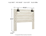 Cambeck Whitewash Queen Panel Headboard, Dresser, Mirror and Nightstand from Ashley Furniture - Luna Furniture