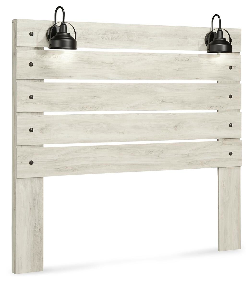 Cambeck Whitewash Queen Panel Headboard, Dresser, Mirror and Nightstand from Ashley Furniture - Luna Furniture