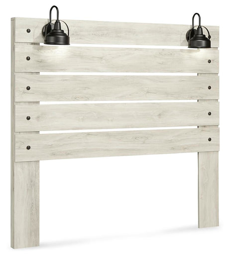 Cambeck Whitewash Queen Panel Headboard, Dresser, Mirror and Nightstand from Ashley - Luna Furniture