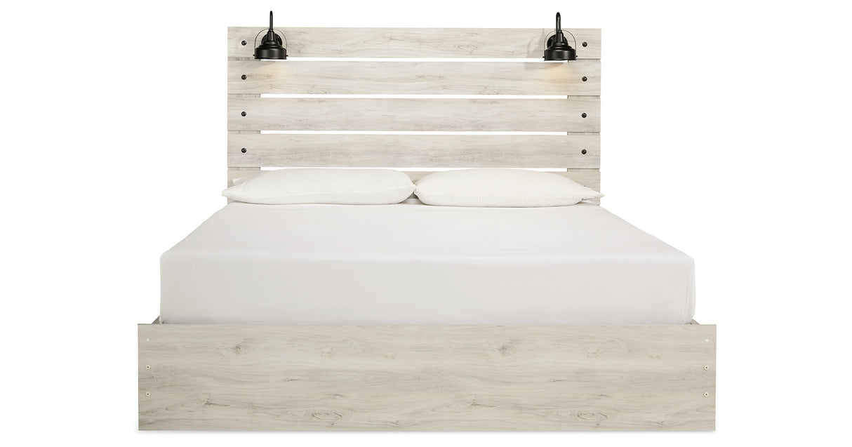 Cambeck King Panel Bed with Storage and 2 Nightstands from Ashley Furniture - Luna Furniture
