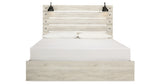 Cambeck Whitewash King Storage Platform Bed with 4 Drawers from Ashley Furniture - Luna Furniture