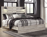 Cambeck Whitewash King Panel Bed from Ashley Furniture - Luna Furniture