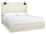 Cambeck Whitewash King Panel Bed, Dresser and 2 Nightstands from Ashley - Luna Furniture