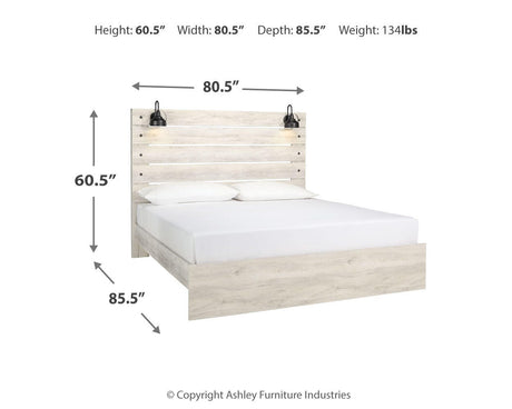 Cambeck King Panel Bed, Dresser and 2 Nightstands from Ashley Furniture - Luna Furniture