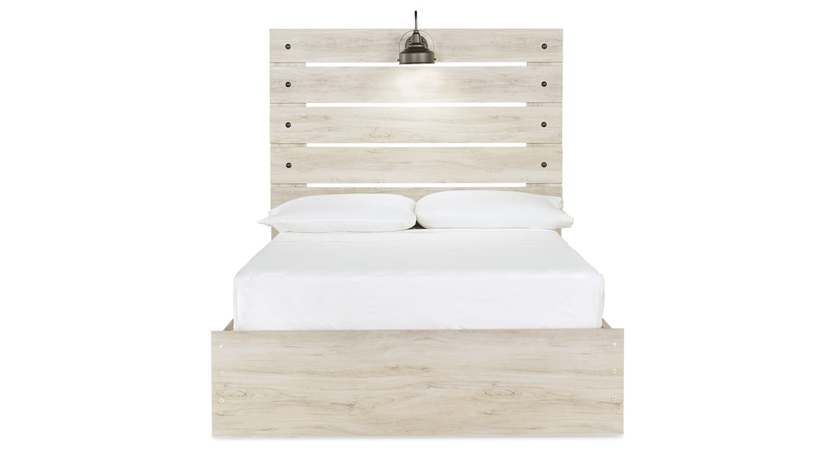 Cambeck Whitewash Full Storage Platform Bed with 2 Drawers from Ashley Furniture - Luna Furniture