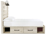 Cambeck Whitewash Storage Youth Platform Bedroom Set with 2 Drawers from Ashley - Luna Furniture