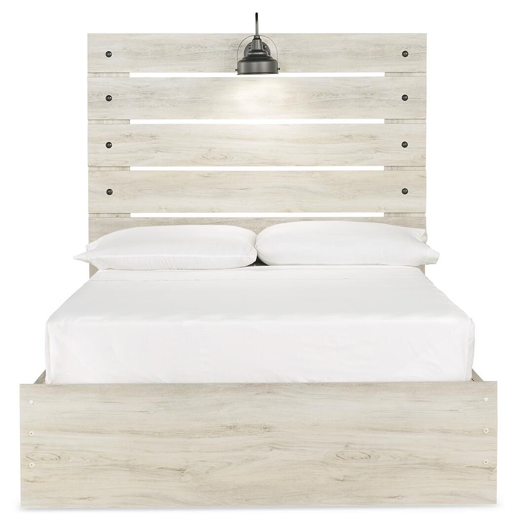 Cambeck Whitewash Full Storage Platform Bed with 4 Drawers from Ashley Furniture - Luna Furniture