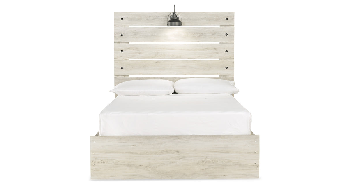 Cambeck Whitewash Full Storage Platform Bed with 4 Drawers from Ashley Furniture - Luna Furniture