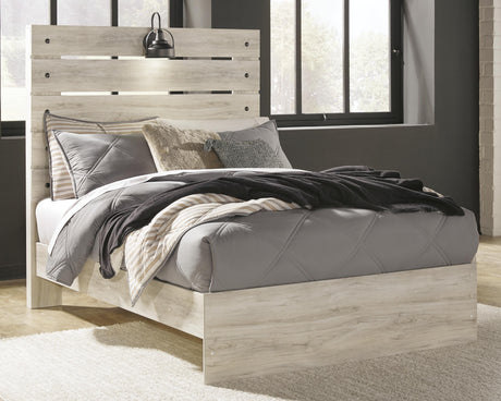 Cambeck Whitewash Full Panel Bed from Ashley Furniture - Luna Furniture