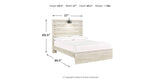 Cambeck Whitewash Full Panel Bed from Ashley Furniture - Luna Furniture