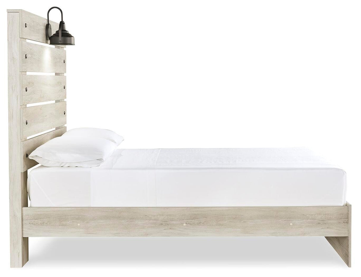 Cambeck Wispy White Full Panel Storage Bed, 2 Chests and 1 Nightstand from Ashley - Luna Furniture