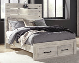 Cambeck Whitewash Full Panel Bed, Dresser, Mirror and Nightstand from Ashley Furniture - Luna Furniture