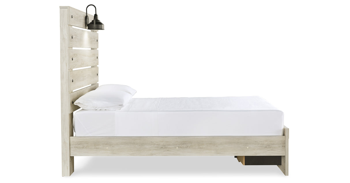 Cambeck Whitewash Full Panel Bed, Dresser and Nightstand from Ashley Furniture - Luna Furniture