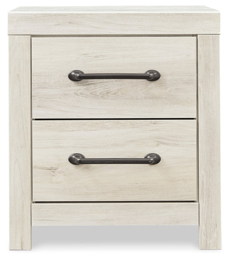 Cambeck Whitewash Full Panel Bed with Storage, Dresser, Mirror and Nightstand from Ashley Furniture - Luna Furniture