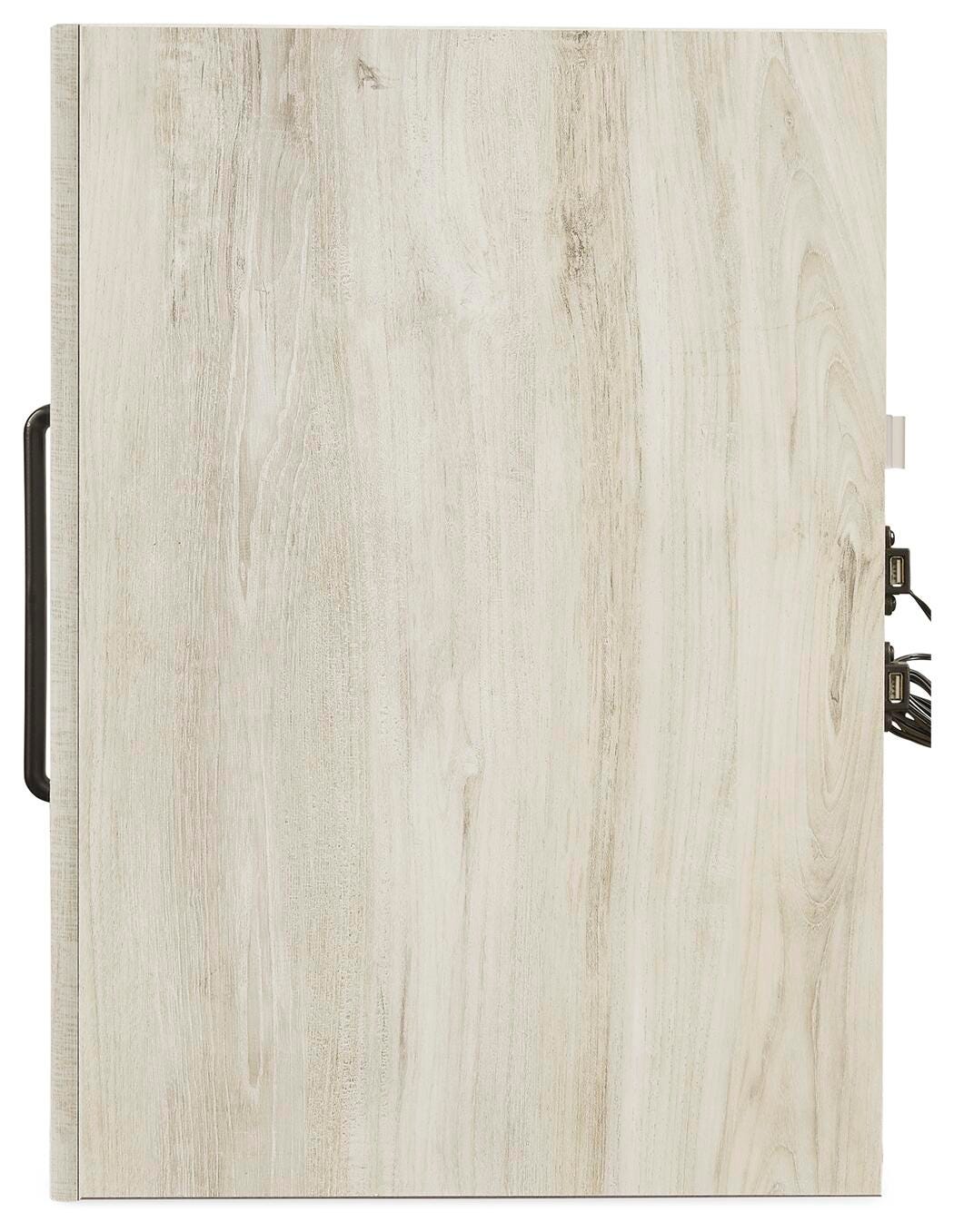 Cambeck Whitewash Queen Panel Storage Bed, Dresser, Mirror, Chest and 2 Nightstands from Ashley - Luna Furniture