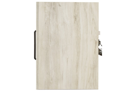Cambeck Whitewash Queen Panel Storage Bed and 2 Nightstands from Ashley Furniture - Luna Furniture