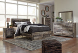Derekson Multi Gray Queen Storage Platform Bed from Ashley - Luna Furniture